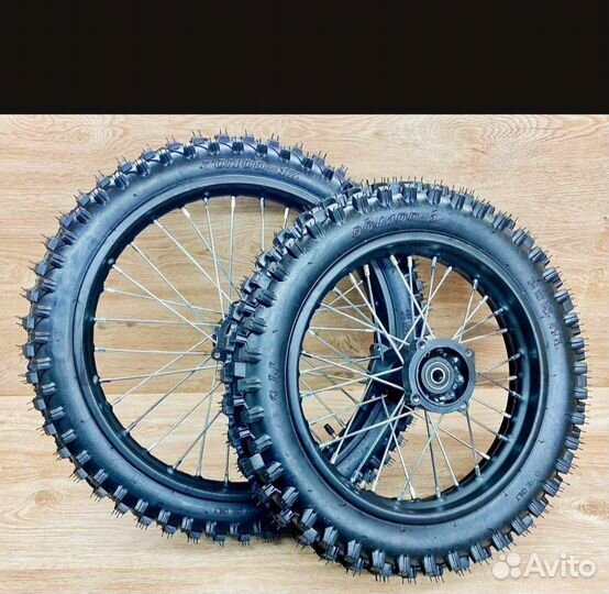Колеса 14/17 в сборе на питбайк