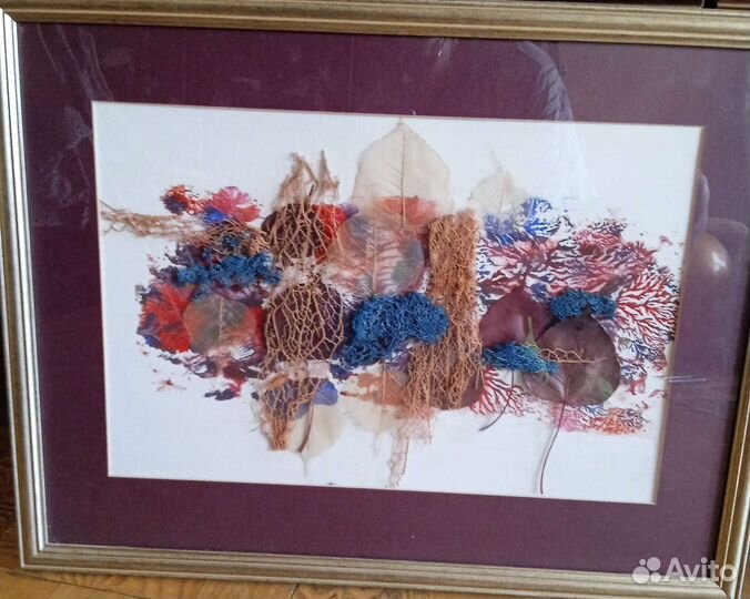 Картина из сухоцветов