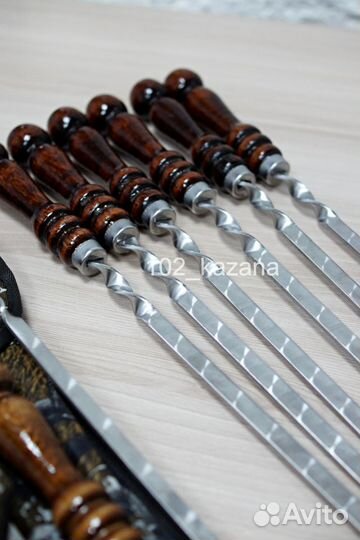 Набор шампуров в чехле 8 предметов,подарок мужчине