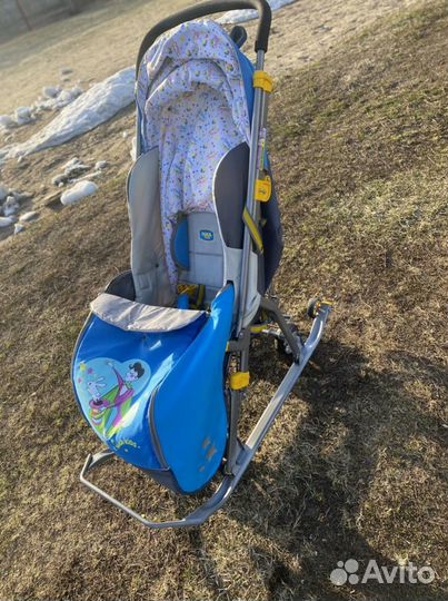 Коляска санки