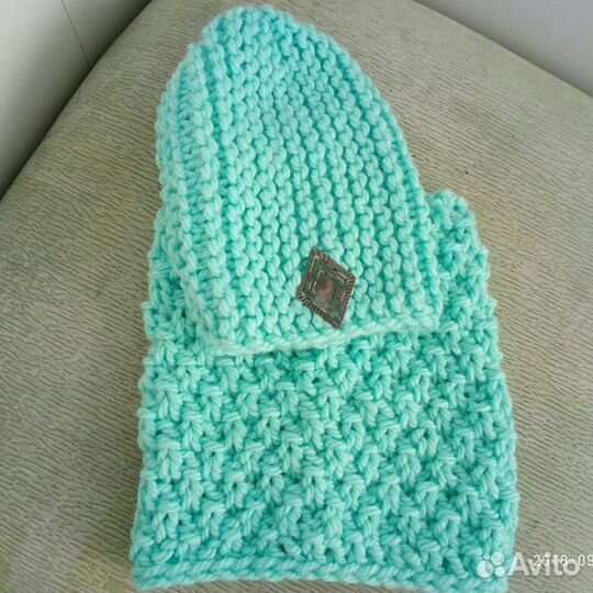 Вязаный гарнитур