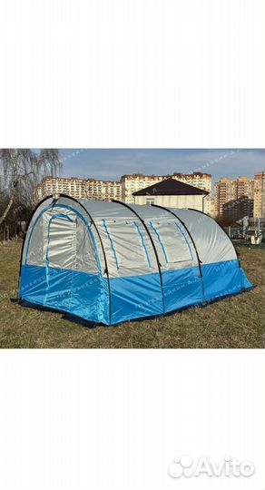 Палатка туристическая 4 местная с тамбуром