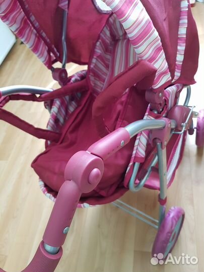 Коляска для кукол с поворотными колёсами