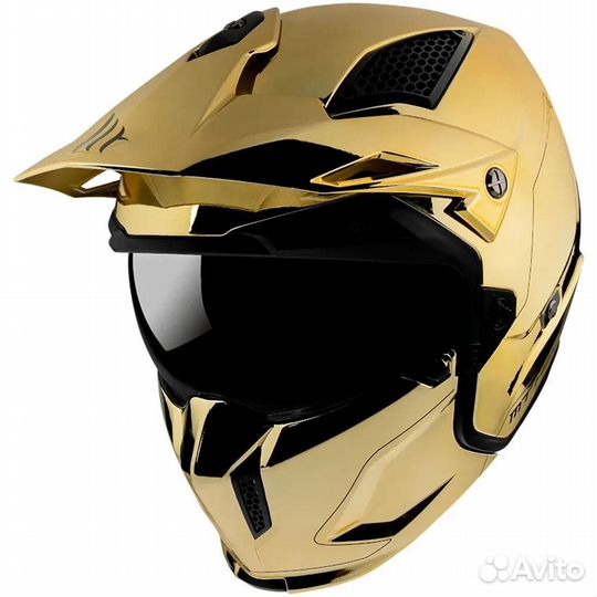 MT helmets Streetfighter SV Chromed convertible he