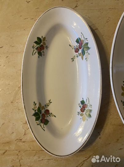 Блюда овальные зик