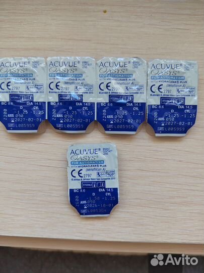 Линзы контактные астигматизм