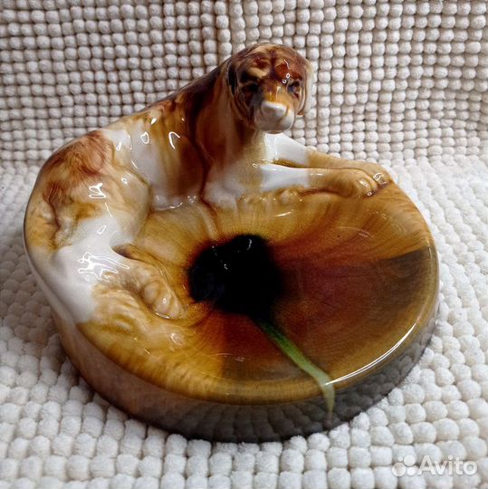 Пепельница (Статуэтка) Охотничья собака СССР