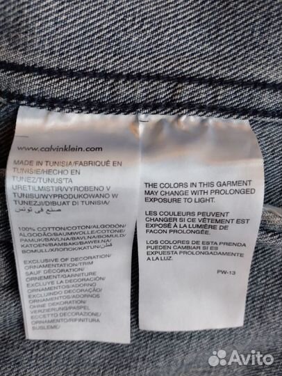 Джинсовая куртка Calvin Klein Jeans. Оригинал