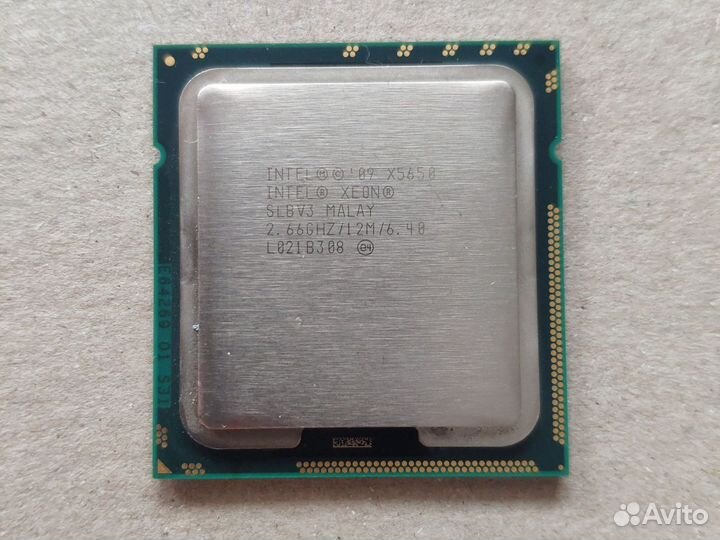 Процессор Intel Xeon X5550, X5650
