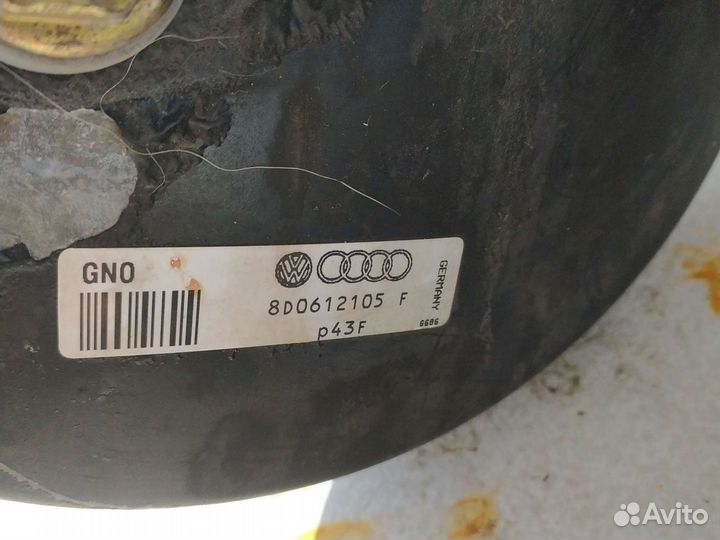 Впеуумный усилитель тормозов ауди 4