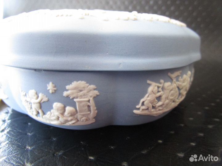 Яшмовый фарфор большая шкатулка веджвуд wedgwood