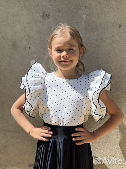 Блузка школьная для девочки