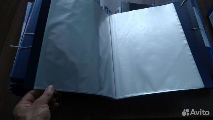 Папки для бумаг А4 с файлами