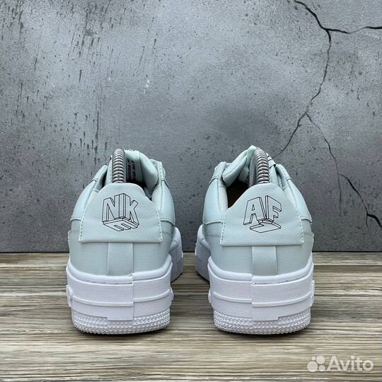 Nike Air Force 1 Pixel Ghost Aqua кроссовки