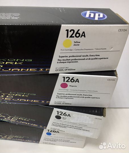 Картридж hp 126a (ce310,ce311,ce312,ce313)