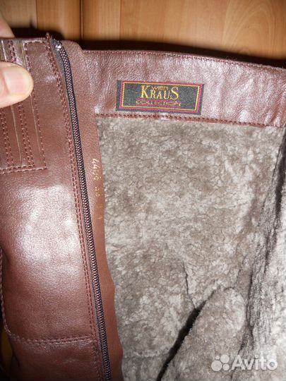 Сапоги женские новые натуральные р-38