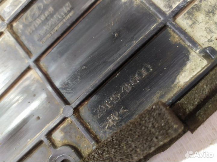 Воздуховод радиатора Hyundai Solaris sedan G4FC