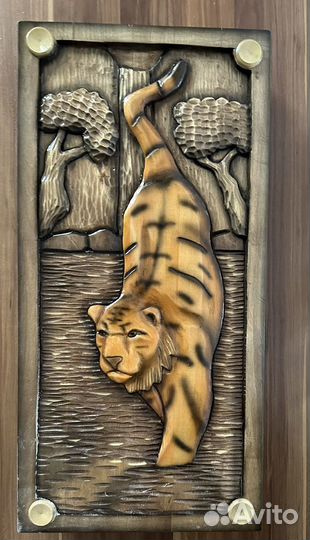 Нарды ручной работы со стеклом