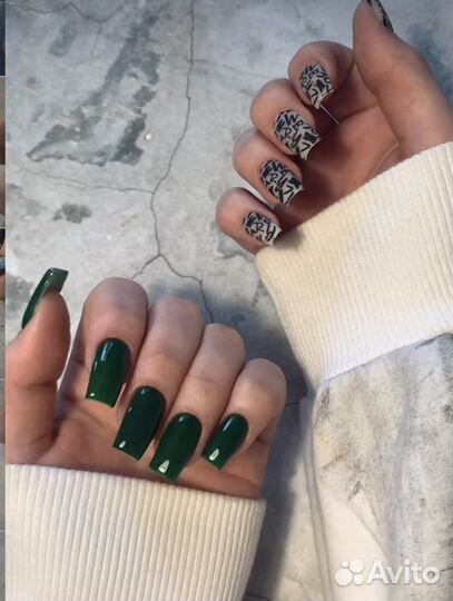 Наращивание. Маникюр. Гель лак