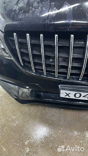 Диффузор на задний бампер на мерседес GLS амг 166