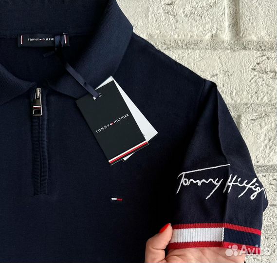 Поло вязаное Tommy Hilfiger