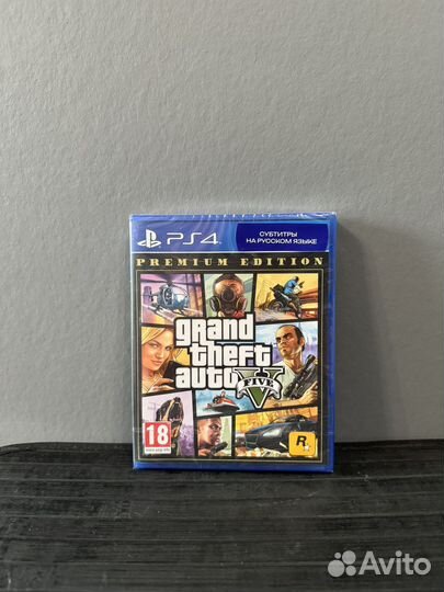 Gta 5 ps4 (диск новый)