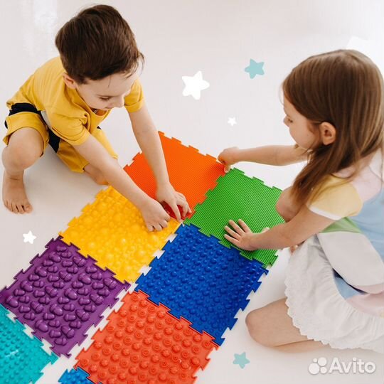 Модульный массажный коврик 