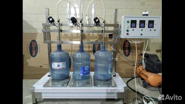 Оборудование полуавтомат розлива