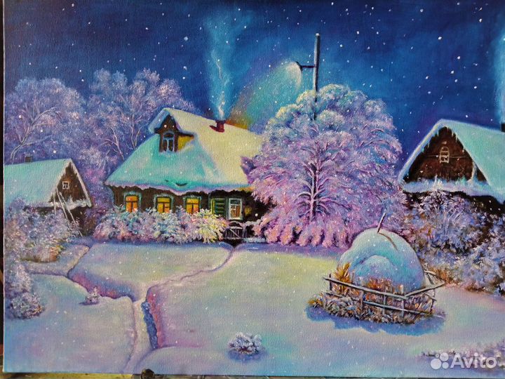 Картина маслом на холсте