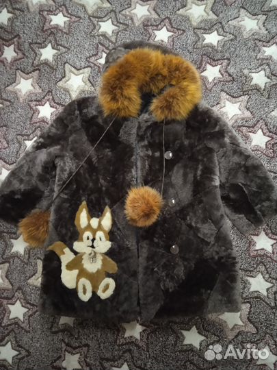 Шубка для девочки 110