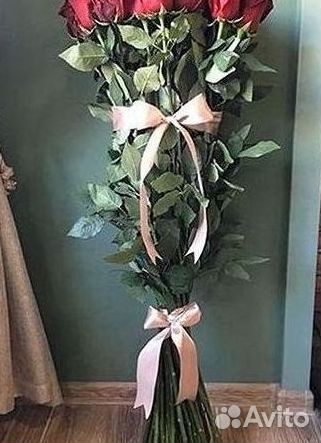 Высокие розы Доставка цветов