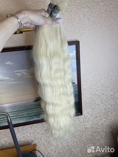 Волосы для наращивания славянка премиум
