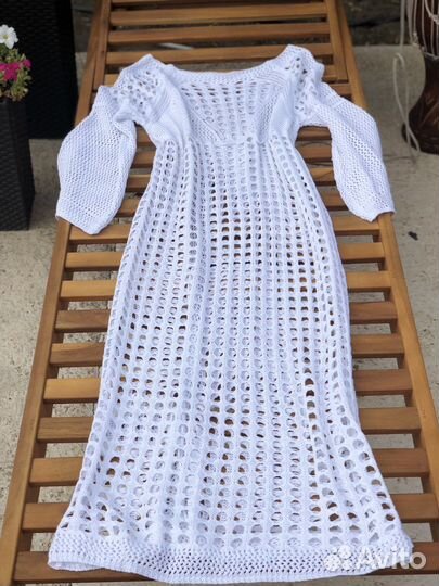 Вязаное платье