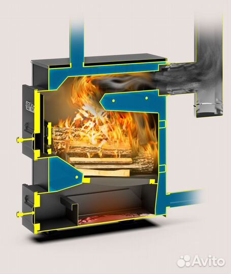 Котел твердотопливный Практик 8