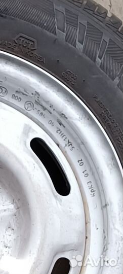 Штамп R13 с резиной Hankook 175/70 Запаска