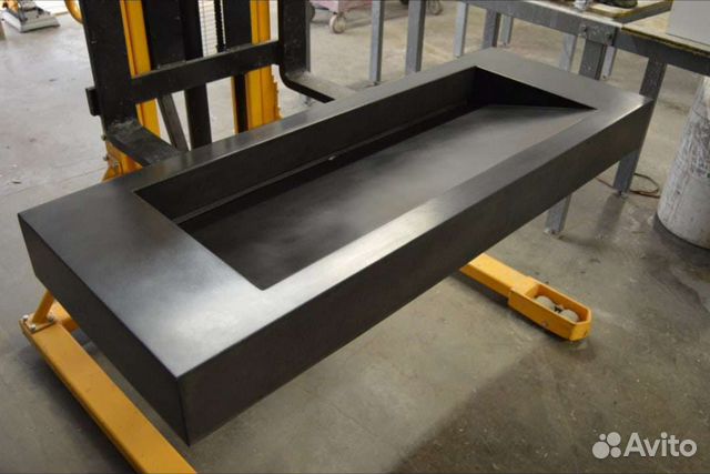 Раковины, столешницы, подоконники из бетона