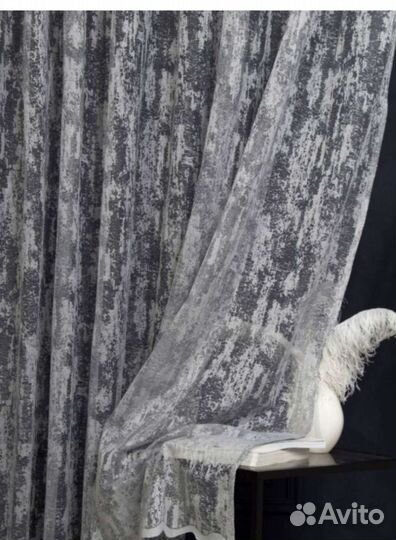 Турецкая тюль мрамор 250 х 260 см