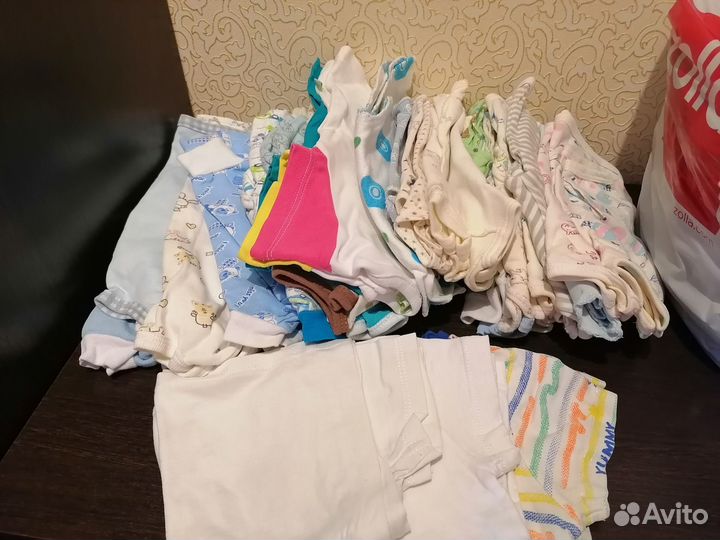 Детская одежда пакетом с 50 до 80 размера