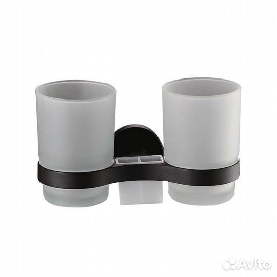 Стакан для ванной комнаты двойной Haiba HB8708, ч