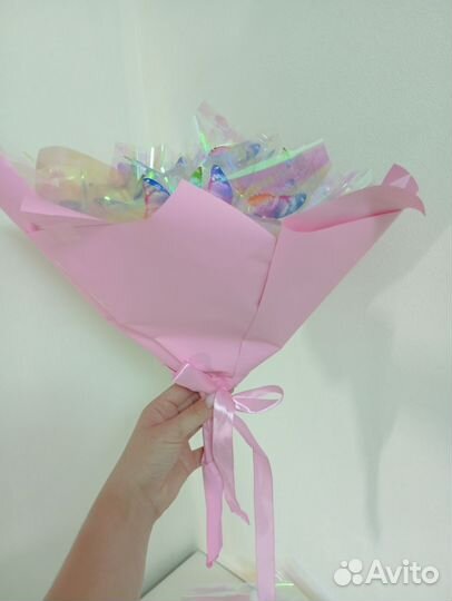 Светящийся букет из бабочек 31 шт