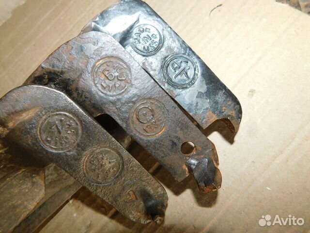 3 старинных кованных косы для покоса травы 6 и 7 р