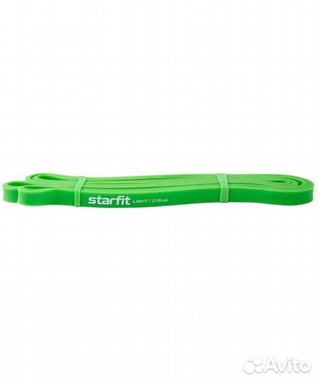 Эспандер ленточный 2-15 кг, 208х1,3 см, зеленый