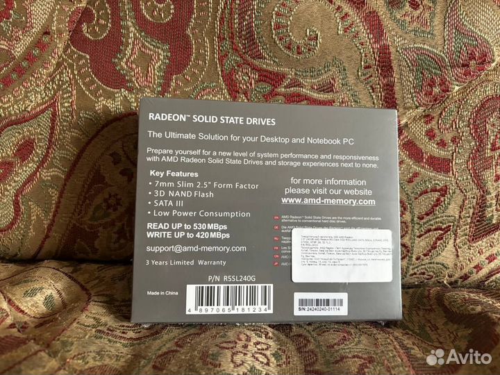 SSD диск AMD 240gb