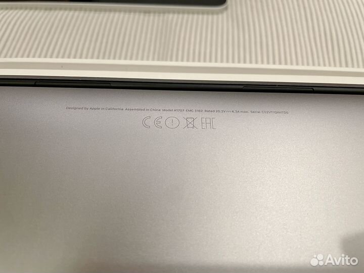 Macbook Pro 15 2017 Серый рст