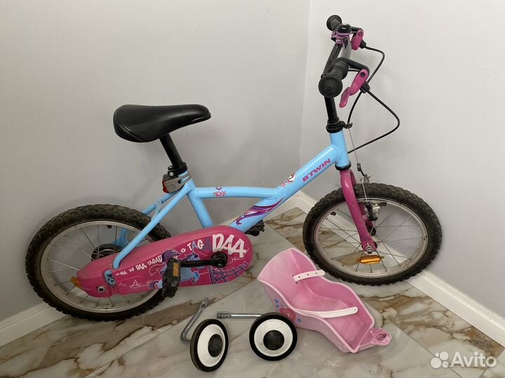 Детский велосипед btwin 16