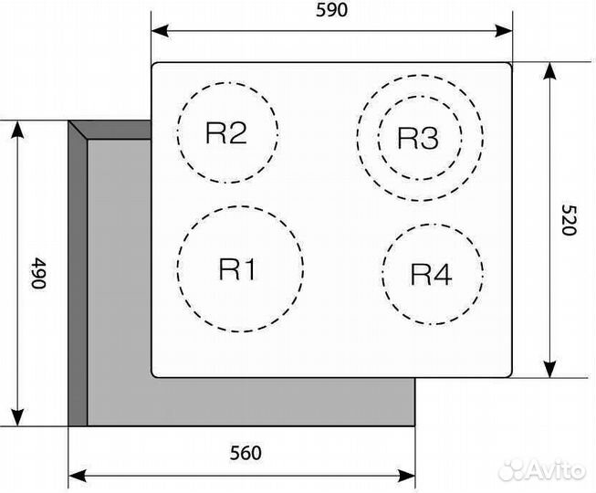 Электрическая варочная панель LEX EVH 641 BL