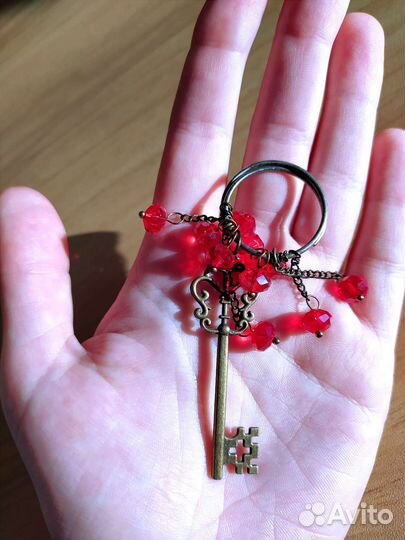Брелок. Ручная работа. Ключ. Металл