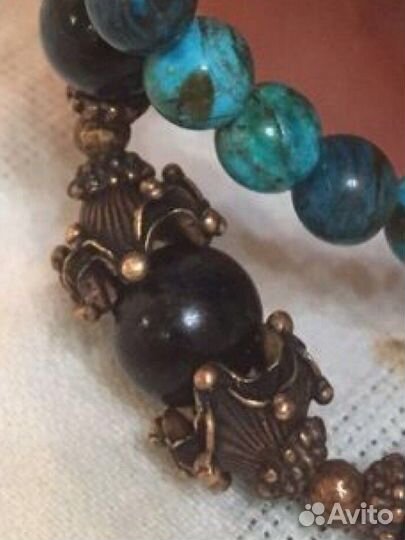 Серьги из редких натуральных камн