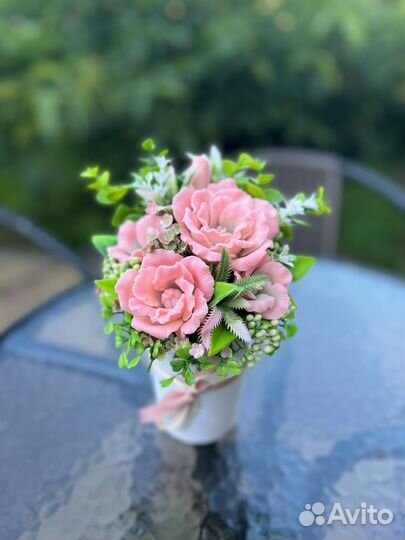 Букет из мыла.Подарок учителю, воспитателю, нянечк