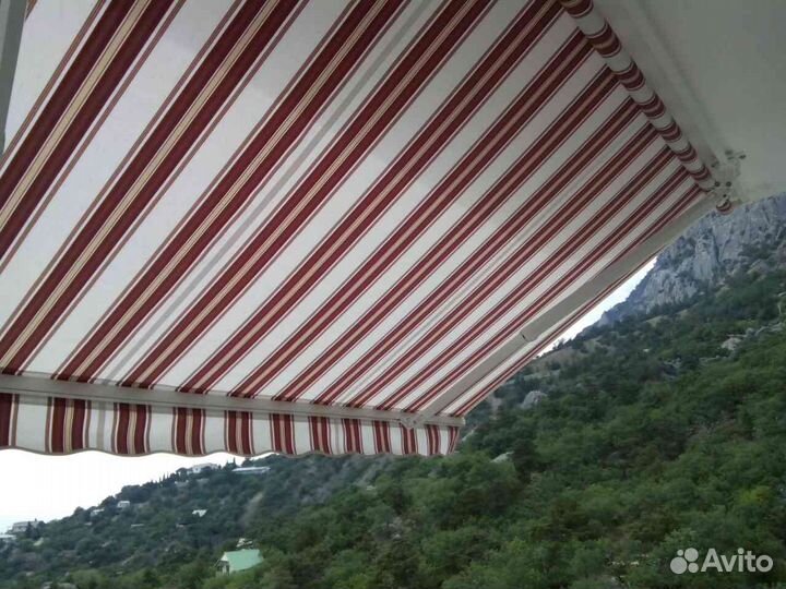 Маркиза открытого типа ширина 4,5 м х вылет 1,5 м